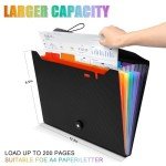 Nicecho 7-Pocket Expanding File Organizer Folder