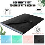 Nicecho 7-Pocket Expanding File Organizer Folder