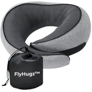 FlyHugzĀ® Comfort Neck Travel Pillow ā Ergonomic Design