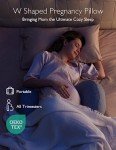 Momcozy W-Shaped Maternity Pregnancy Travel Pillow