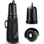 Durable Golf Travel Bag with Wheels and Hard Case