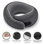 WANDER PLUS® Memory Foam Travel Neck Pillow - Grey
