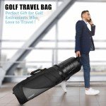 Durable Golf Travel Bag with Wheels and Hard Case