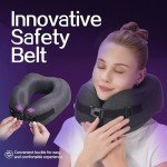 Compressed Memory Foam Neck Pillow for Travel