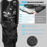 Durable Golf Travel Bag with Wheels and Hard Case