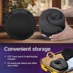 Compressed Memory Foam Neck Pillow for Travel
