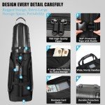 Durable Golf Travel Bag with Wheels and Hard Case