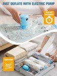 32 Pack Vacuum Storage Bags with Electric Pump
