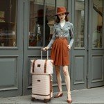 Coolife 3-Piece Lightweight Spinner Luggage Set