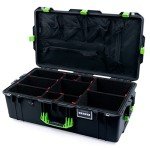 Pelican 1615 Air Case: Black & Lime Green
