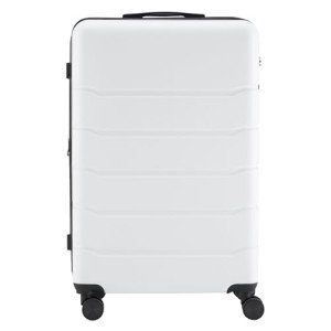 OLIXIS Hardside Luggage with Spinner Wheels Expandable and TSA Lock Hard Shell Lightweight Roller Suitcase, White, 28-Inch