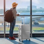 Nazhura Grey Hard Shell 3-Piece Luggage Set