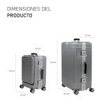 ROLLWAY Black Hardshell Carry-On Luggage Set