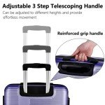 Lavender Purple 2-Piece Hardshell Luggage Set