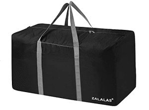 ZALALAS Waterproof 96L Travel Duffle Bag - Black