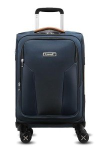 LUGGEX 21 Inch Expandable Carry-On Luggage - Blue