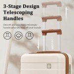 3-Piece Lightweight Luggage Set with Spinner Wheels