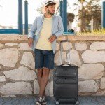 KROSER 20-Inch Expandable Carry-On Luggage with USB Port