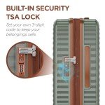 SHOWKOO 3-Piece Hardside Expandable Luggage Set