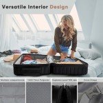 SHOWKOO 3-Piece Expandable Hardside Luggage Set