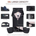 Convertible Garment Bag with Shoe Compartment - Grey