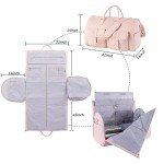 Seyfocnia Women's Convertible Travel Garment Bag Pink