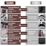 Convertible Garment Bag with Shoe Compartment - Grey