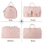 Seyfocnia Women's Convertible Travel Garment Bag Pink