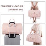 Seyfocnia Women's Convertible Travel Garment Bag Pink