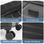 OLIXIS 20-Inch Expandable Hardside Spinner Suitcase