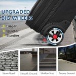 MATEIN Rolling Laptop Briefcase with Big Wheels