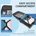 MATEIN Rolling Laptop Briefcase with Big Wheels