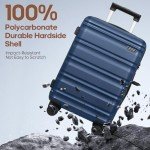 Romtour 3-Piece Hard Shell Luggage Set