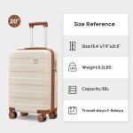 20-Inch Hard Shell Luggage Set with Backpack