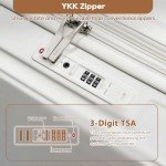 Joyway 5-Piece Expandable Luggage Set with Cup Holder