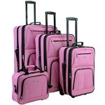 Pink Expandable Softside Luggage Set - 4 Pieces