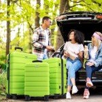 AnyZip 3-Piece Lightweight Hardside Luggage Set