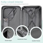 Mint Green 6-Piece Hardshell Luggage Set