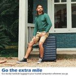 COOLIFE Expandable Spinner Luggage Set - Teal Blue