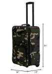Expandable Camouflage 4-Piece Softside Luggage Set