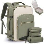 Versatile 40L Travel Backpack with Packing Cubes
