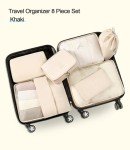 8-Piece Packing Cubes Set for Travel Luggage