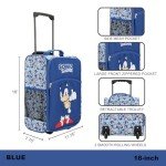 Sonic the Hedgehog Blue 18” Soft-Sided Luggage