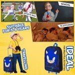 Sonic The Hedgehog Kids Foldable Trolley Bag