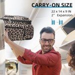 LARVENDER 3-Piece Expandable Carry-On Luggage Set