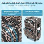 LARVENDER 3-Piece Expandable Carry-On Luggage Set