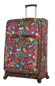 Lily Bloom 28" Expandable Softside Luggage for Women