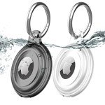 Waterproof AirTag Keychain Holder Case - 2 Pack