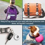 Waterproof AirTag Keychain Holder Case - 2 Pack