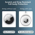 Waterproof AirTag Keychain Holder Case - 2 Pack